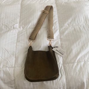 Adhorned crossbody bag
